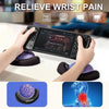 DEVASO 1pair Palm Memory Foam Hand Rest Pad Wrist Mat