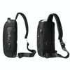 WEIXIER 9530 Men Oxford Cloth Chest Bag Anti-theft Crossbody Bag Sports Backpack(Black)