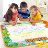 Children Luminous Magic Graffiti Water Drawing Mat, Size: 100 x 70cm, Style: Complete Set