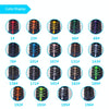 1pairs Spring Buckle Lazy Elastic Shoelaces For Adults And Children 110cm(NO.189 Fluorescence Green)