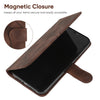 For Samsung Galaxy A36 / A56 5G Skin Feel Geometric Lines Leather Phone Case(Brown)