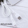 WK WDC-066i 2.1A 8 Pin Flushing Charging Data Cable, Length: 2m(Black)