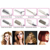 8 in 1 Professional Hair Dryer Hair Curler for Hotel Travel With Comb Powerful Hairdryer(White)