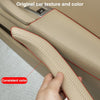 Car Leather Right Side Inner Door Handle Assembly 51417225854 for BMW 5 Series F10 / F18 2011-2017(Creamy-white)