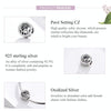 S925 Sterling Silver Beads DIY Bracelet Charm Family Hollow Jewelry Accessories