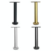 LH-TJ003 Adjustable Stainless Steel Round Tube Furniture Legs, Height: 32cm(Brushed Gold)