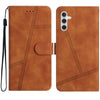 For Samsung Galaxy A16 4G / 5G Skin-feel Stitching Leather Phone Case(Brown)