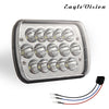 7 inch 5X7 H4 15W DC 9-30V 1500LM IP67 Car Truck Off-road Vehicle LED Work Lights / Headlight, with 15LEDs Lamps