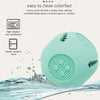 Bite-Resistant Dog Toy, Treat Ball, Puzzle, Teething, Sky Blue
