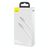 Baseus CATLJK-A02 Cafule Series 20W Type-C / USB-C to 8 Pin PD Metal Charging Data Cable, Length:1m(White)