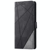 For Samsung Galaxy Note 8 Skin Feel Splicing Horizontal Flip Leather Case with Holder & Card Slots & Wallet & Photo Frame(Black)