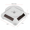 110*110*50mm Solar Showcase Automatic Rotating Stand 360 Turntable For Necklace Bracelet Watch Display