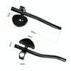 SHANMASHI Bicycle Aluminum Alloy Handlebar Road TT Handlebar (Black)