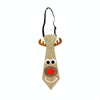 Christmas Children Cartoon Ties Holiday Party Performance Costume Props, Color: Smile Elk