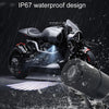 1pair Motorcycle Angel Wings Welcome Light LED Chassis Modified Wings Projector Light(Blue)