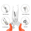 Lure Fishing Pliers Hook Picker Lure Pliers + Anti-lost Rope(Orange)