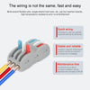 2pcs LT-624 2 In 4 Out Colorful Quick Line Terminal Multi-Function Dismantling Wire Connection Terminal