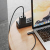 hoco U135 USB-C / Type-C to 8 Pin, USB-C / Type-C Incredible 2 in 1 Charging Data Cable, Length:1m(Black)
