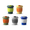 BEN.JACK Coffee Cup Car Perfume Air Conditioner Air Outlet Aromatherapy Ornaments(Dark Night Green+Fluorescent Green)