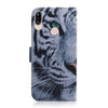 Tiger Pattern Coloured Drawing Horizontal Flip Leather Case for Asus Zenfone Max (M1) ZB555KL, with Holder & Card Slots & Wallet