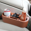 CARFU AC-2299A Car Seat Gap Multi-function Storage Box(Brown)
