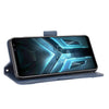 For Asus ROG Phone 3 ZS661KS Wallet Style Skin Feel Calf Pattern Leather Case with Separate Card Slot(Blue)