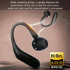 Half In-Ear Bluetooth Earphones Wireless Sports On-Ear Earphone(Black)