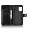 For Asus Zenfone 8 ZS590KS Crazy Horse Texture Horizontal Flip Leather Case with Holder & Card Slots & Lanyard(Black)