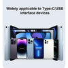 60W 10Gbps Intelligent Digital Display Fast Charge Adapter USB-A to USB-A