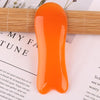 Resin Scraping Sheet Massage Facial Tendon Stick Beauty Salon Shave Board Acupuncture Pen, Color Classification: Resin Yellow Fish Plate