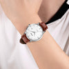 SKMEI 1801 Men Casual Calendar Quartz Watch(Silver White Black)