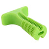 Dog Toothbrush Chew Toy, Small Green, Rubber