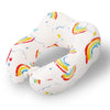 Children U-Shaped Memory Pillow Portable Cartoon Neck Care Pillow, Style: Skyrim Rainbow