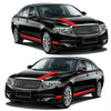 D-936 Stripe Pattern Car Modified Decorative Sticker(Red)