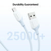 KUULAA KL-X58 2.4A USB to 8 Pin Liquid Silicone MFI Data Cable, Length:1m(Black)