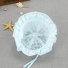 MZ5922 Lace Flower Princess Hat Summer Thin Baby Hat Sun Protection Hat, Size: 46cm(Light Yellow)