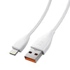 IVON CA87 USB to 8 Pin TPE Fast Charge Data Cable, Cable Length: 1m(White)