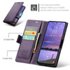 For Samsung Galaxy S25+ 5G CaseMe 023 Butterfly Buckle Litchi Texture RFID Anti-theft Leather Phone Case(Purple)