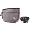 MOVEPEAK Dog Treat Bag, Grey, Waist/Shoulder, Lead Attachment