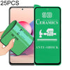 For Xiaomi Poco M5s / Redmi Note 10S 25 PCS 9D Full Screen Full Glue Ceramic Film