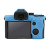 For Sony ILCE7RM5 / A7R5 Litchi Texture Soft Silicone Protective Case(Blue)