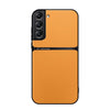 For Samsung Galaxy S22+ 5G Litchi Leather Magnetic Full Coverage Shockproof Phone Case(Yellow)