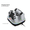 For PS5 Controller Dual Charger Charging Stand Docking Station With RGB Ambient Light(White)