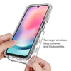 For Samsung Galaxy A24 5G / 4G Transparent Painted Phone Case(Tree Butterflies)