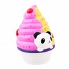 Slow Rebound Simulation Panda Ice Cream Decompression Vent Squeeze Toy Children Gifts(Pink Yellow)