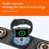 3-In-1 Magsafe Folding Wireless Charger Portable Wireless Fast Charging(Black)