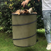 Pop-Up Outdoor Trash Can Lawn Garden Portable Leaves Garbage Bag, Size: S