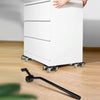 5 In 1 Universal Wheel Heavy Object Moving Tool, Model: Square Aggravated