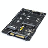 SATA 22PIN To MSATA Or M.2 NGFF SATA Card 2 In 1 SSD Converter Card Only Card