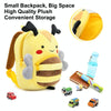Kids 3D Animal Velvet Backpacks Children Cartoon Kindergarten Toys Gifts School Bags(Bee)